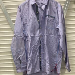 Men's Blue Checkered Shirt